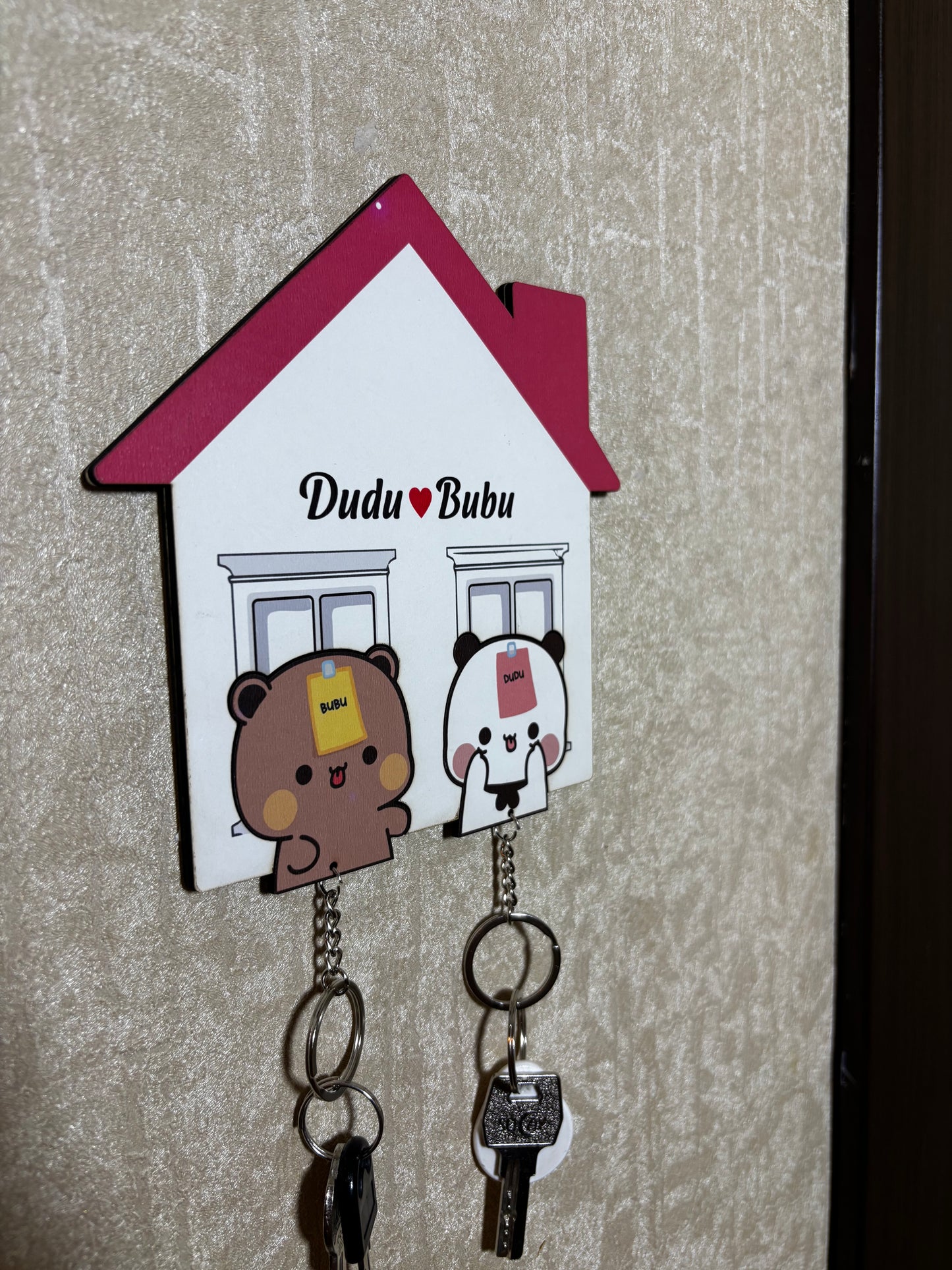 Dudu Bubu Home - Wooden Keychain Holder