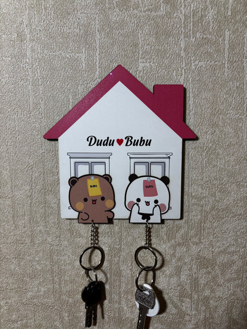 Dudu Bubu Home - Wooden Keychain Holder
